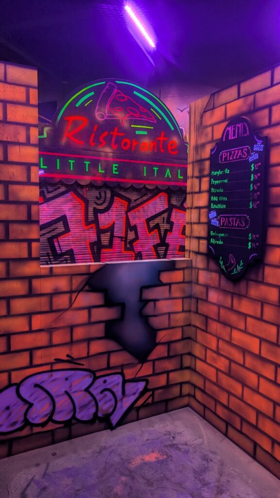 Arène laser galle Space Lontzen Murs 2