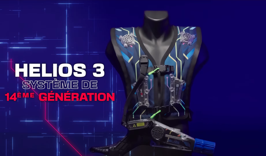 Lancement de la Video equipement helios 3 lasertag